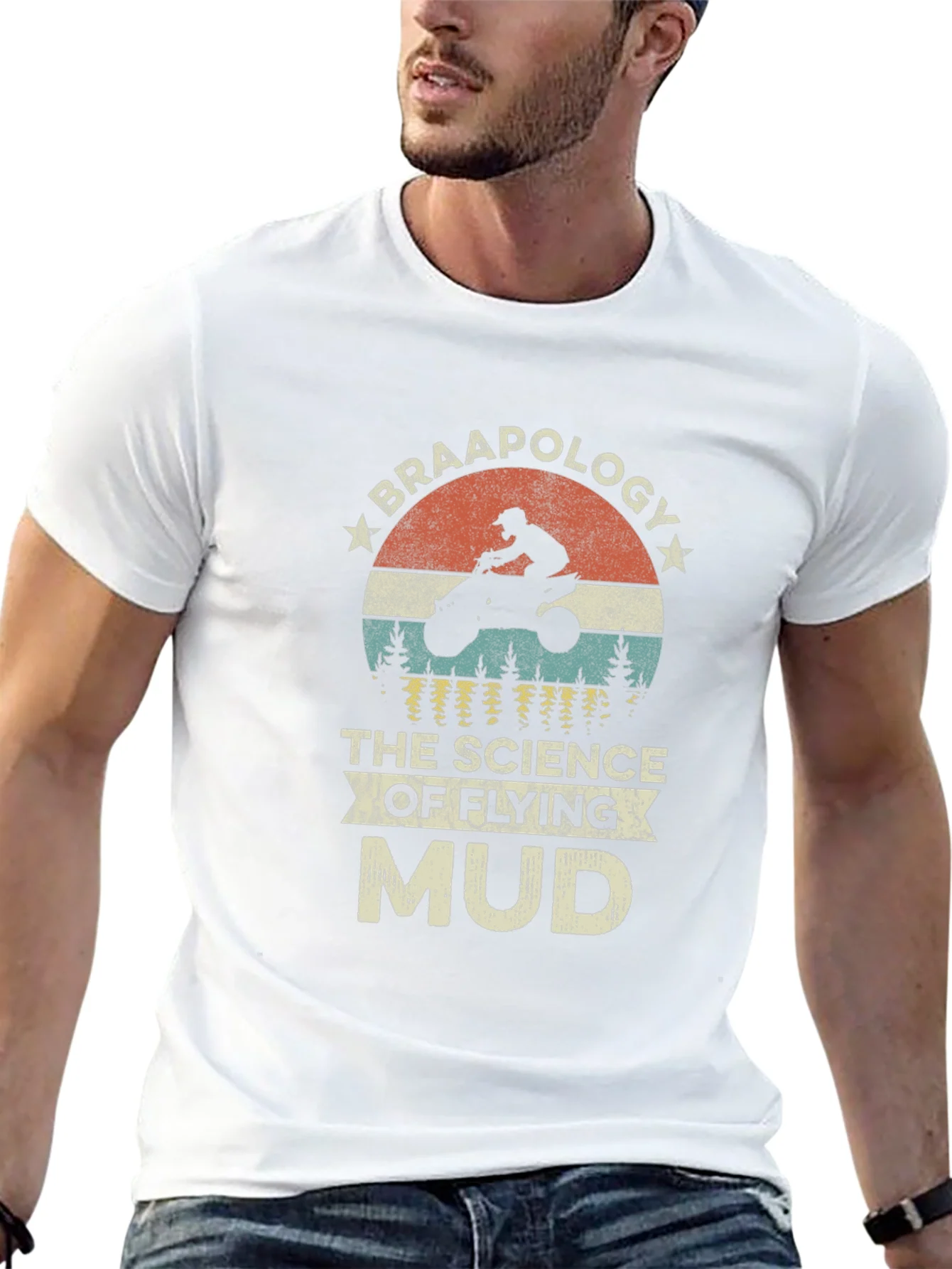 Braaapology Flying Mud T-Shirt - Dirt Bike Rider