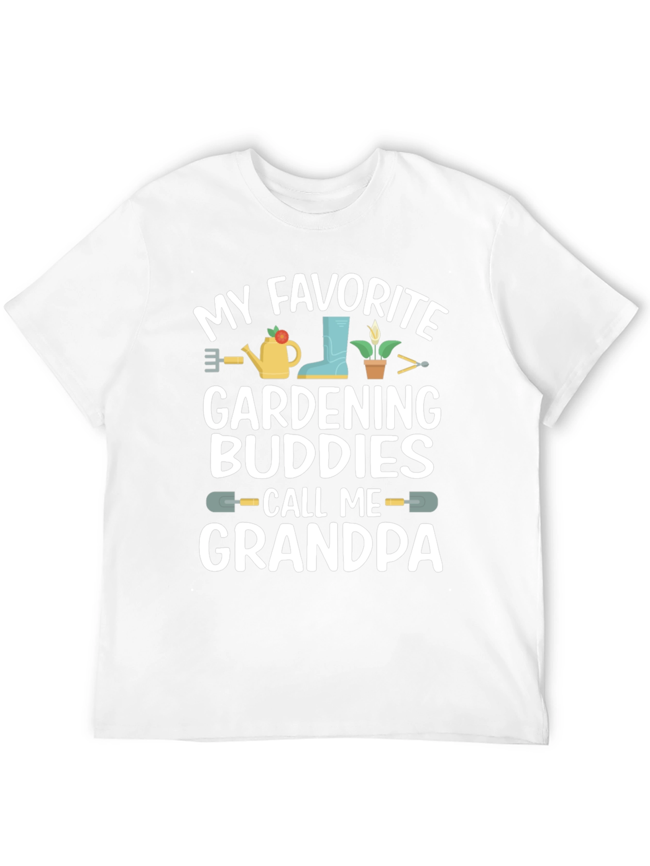 Gardening Grandpa T-Shirt - Black