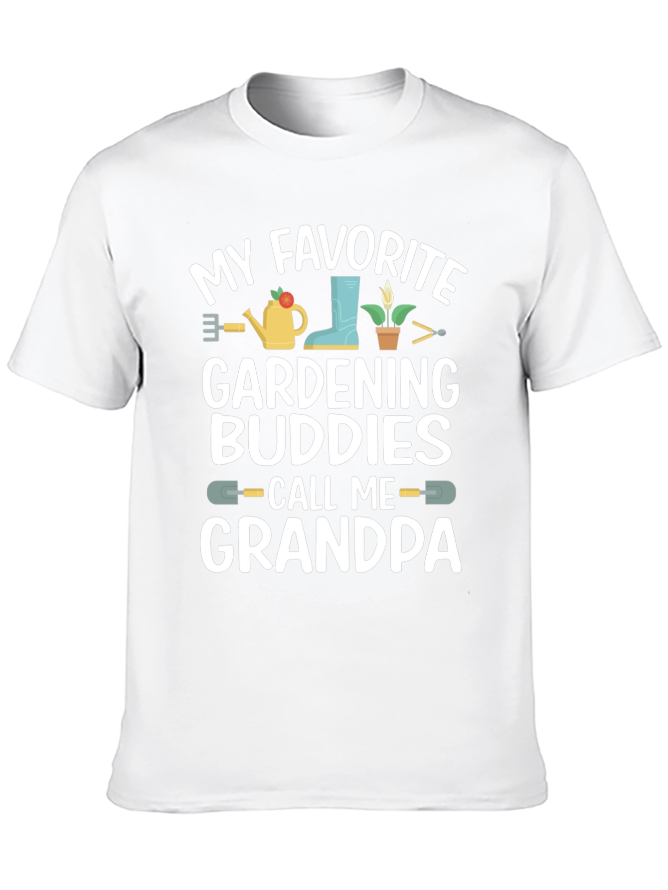 Gardening Grandpa T-Shirt - Black