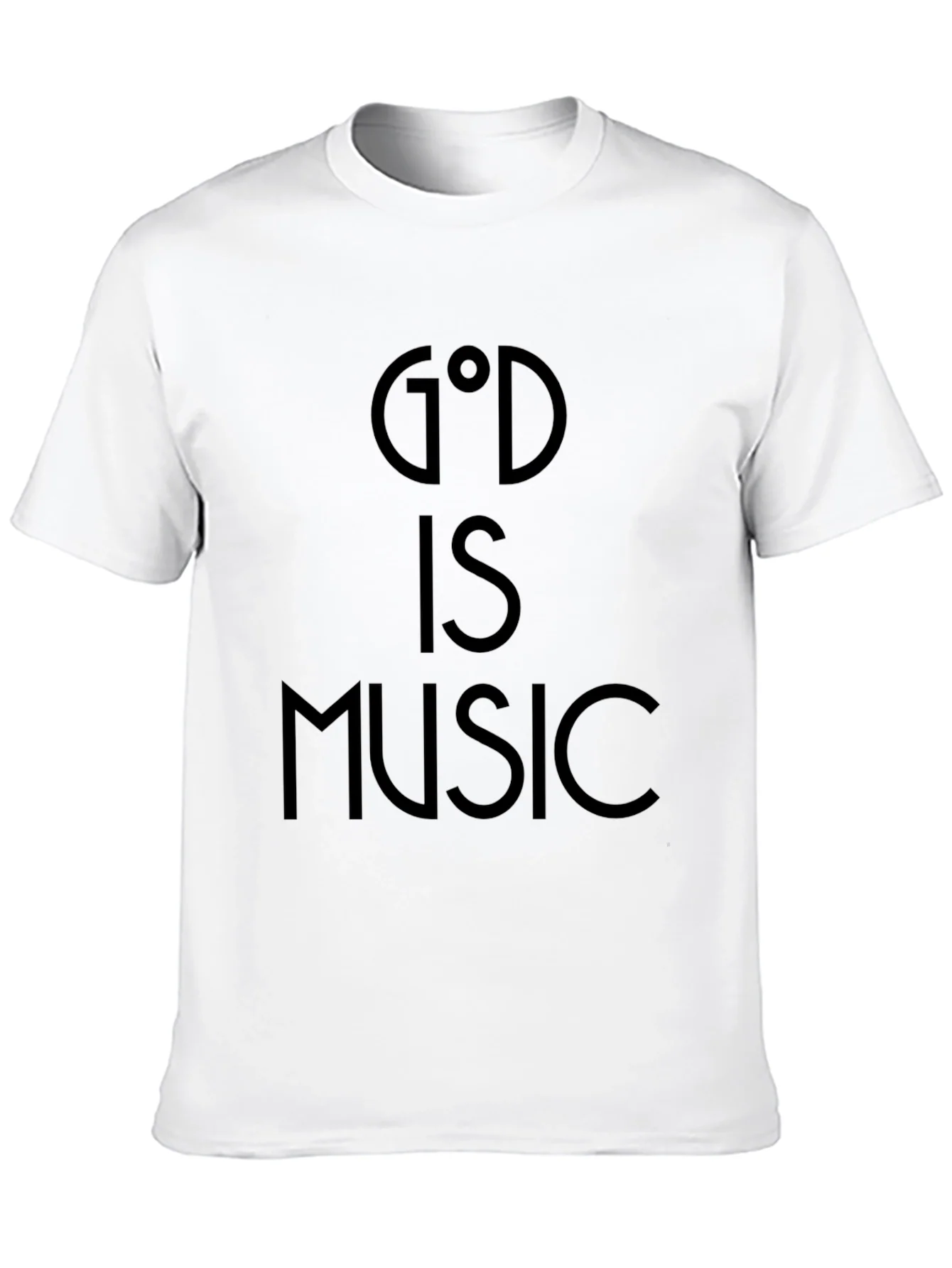 God Is Music Black Graphic Tee