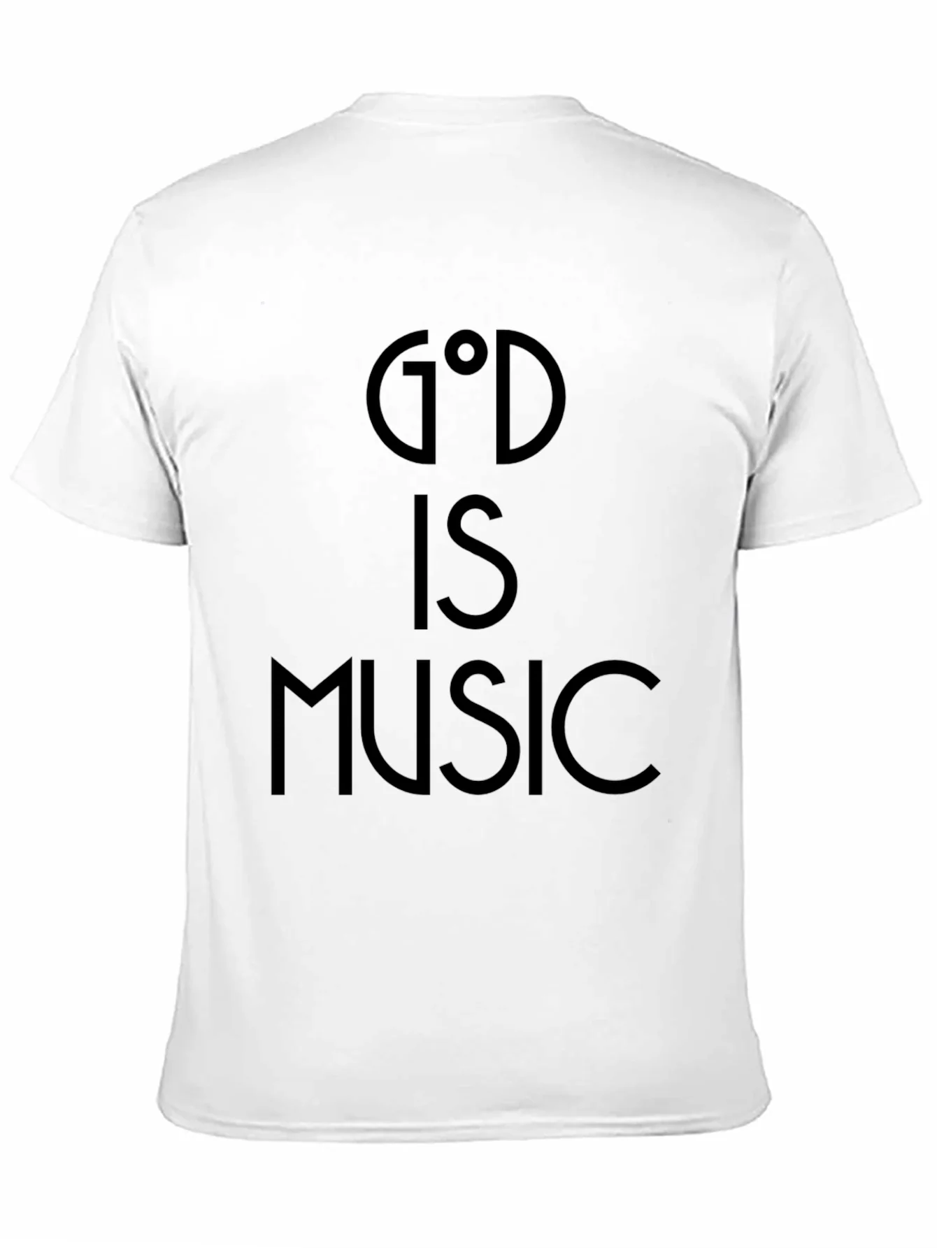 God Is Music Black Graphic Tee