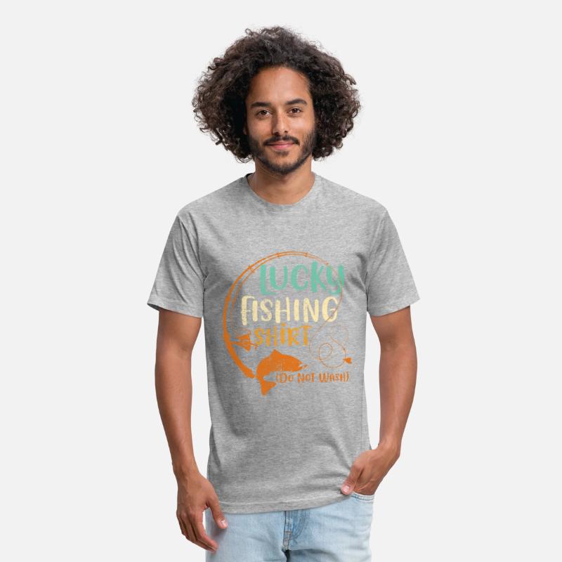 Lucky Fishing Shirt Do Not Wash Funny Fisherman