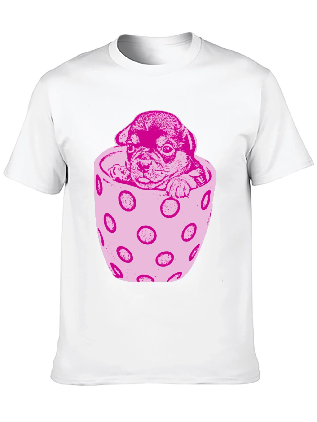 Puppy in a Cup T-Shirt - Cute Dog Tee
