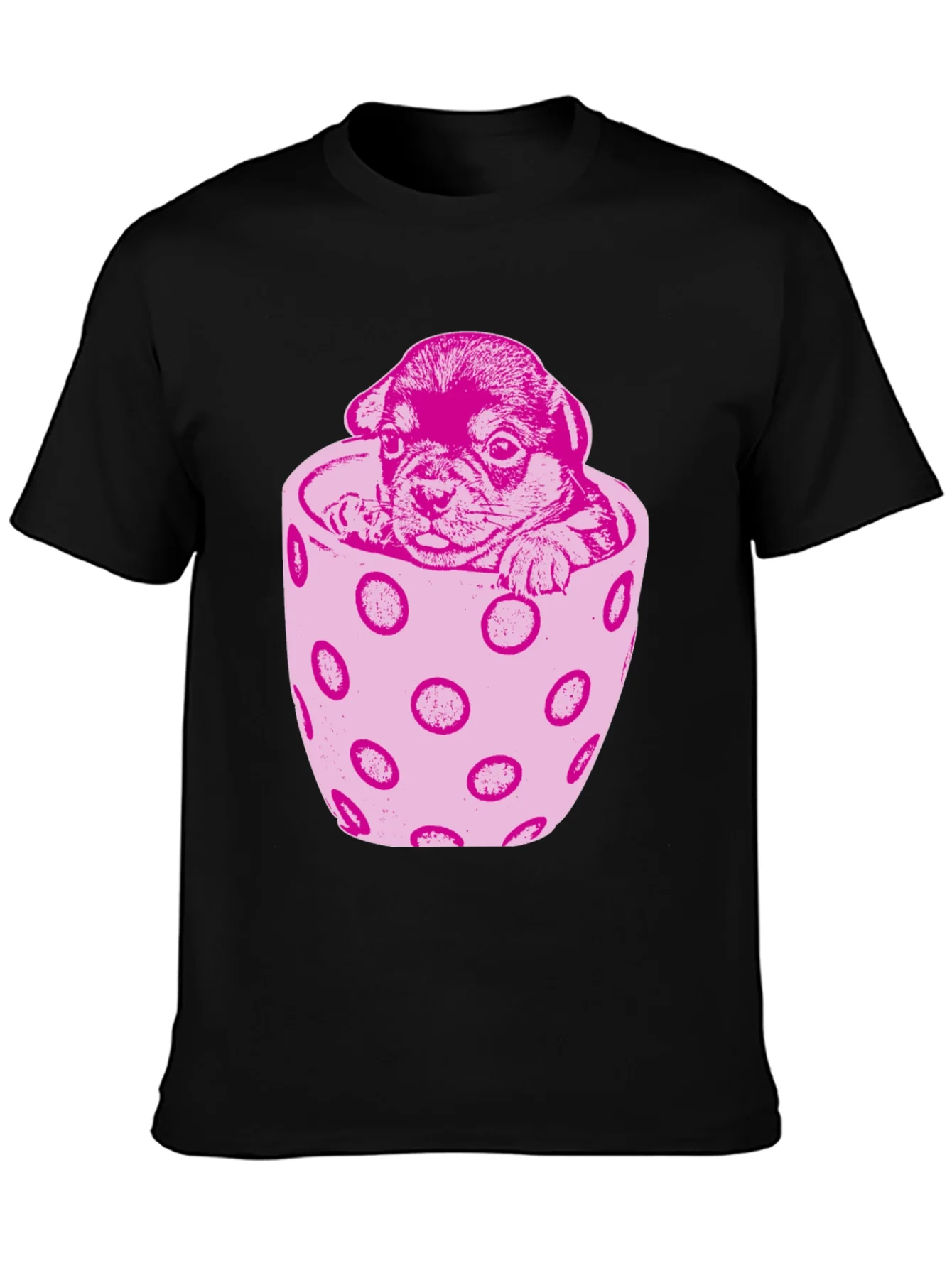 Puppy in a Cup T-Shirt - Cute Dog Tee