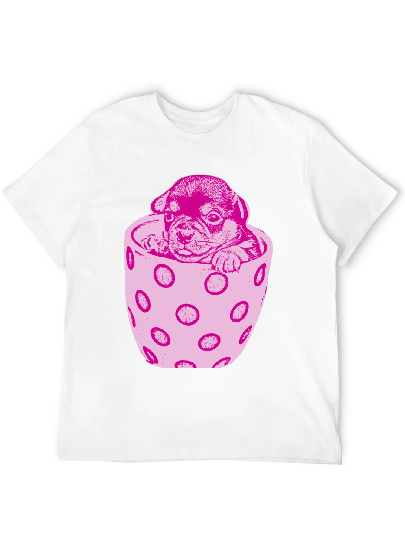 Puppy in a Cup T-Shirt - Cute Dog Tee