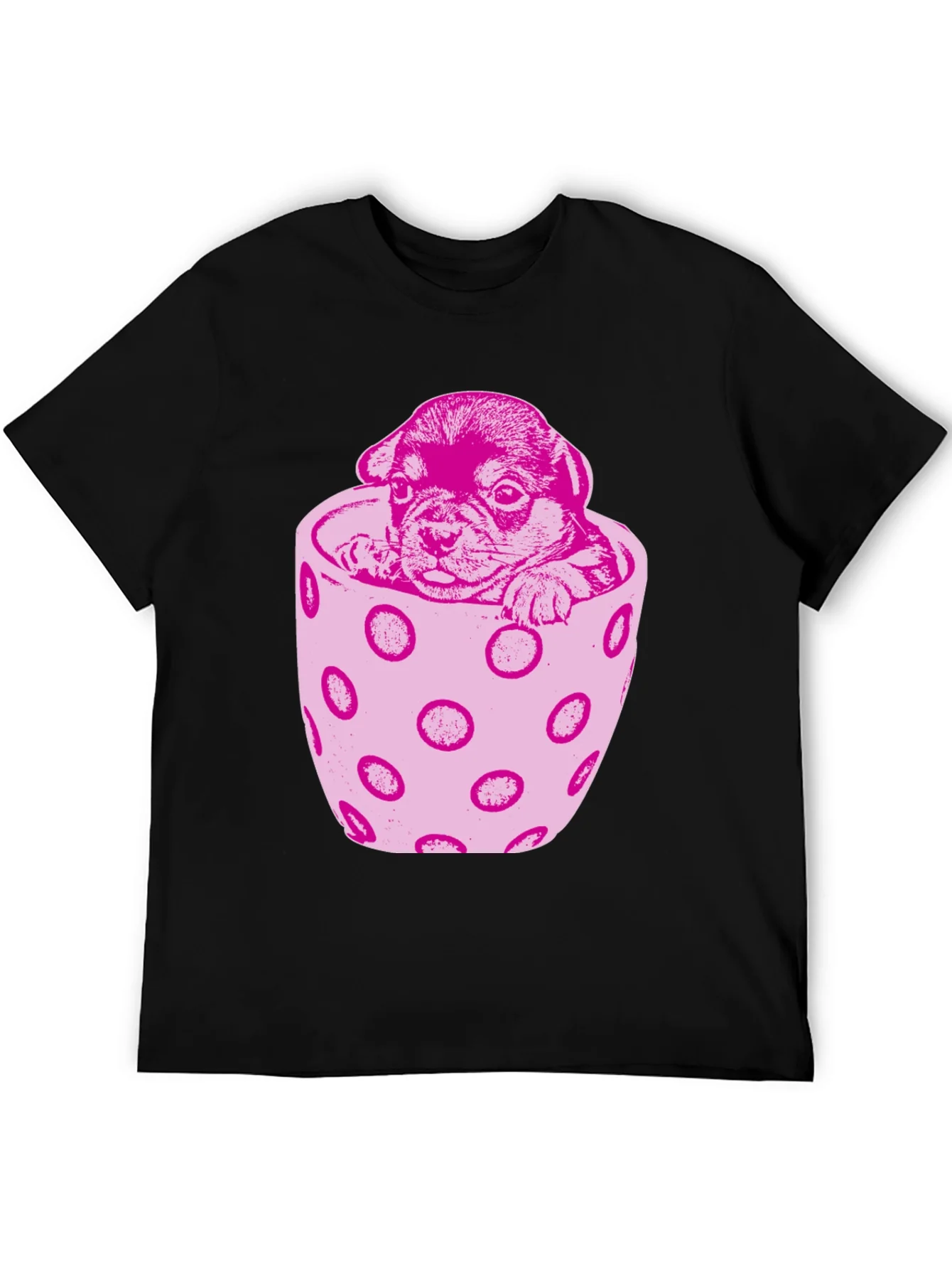 Puppy in a Cup T-Shirt - Cute Dog Tee