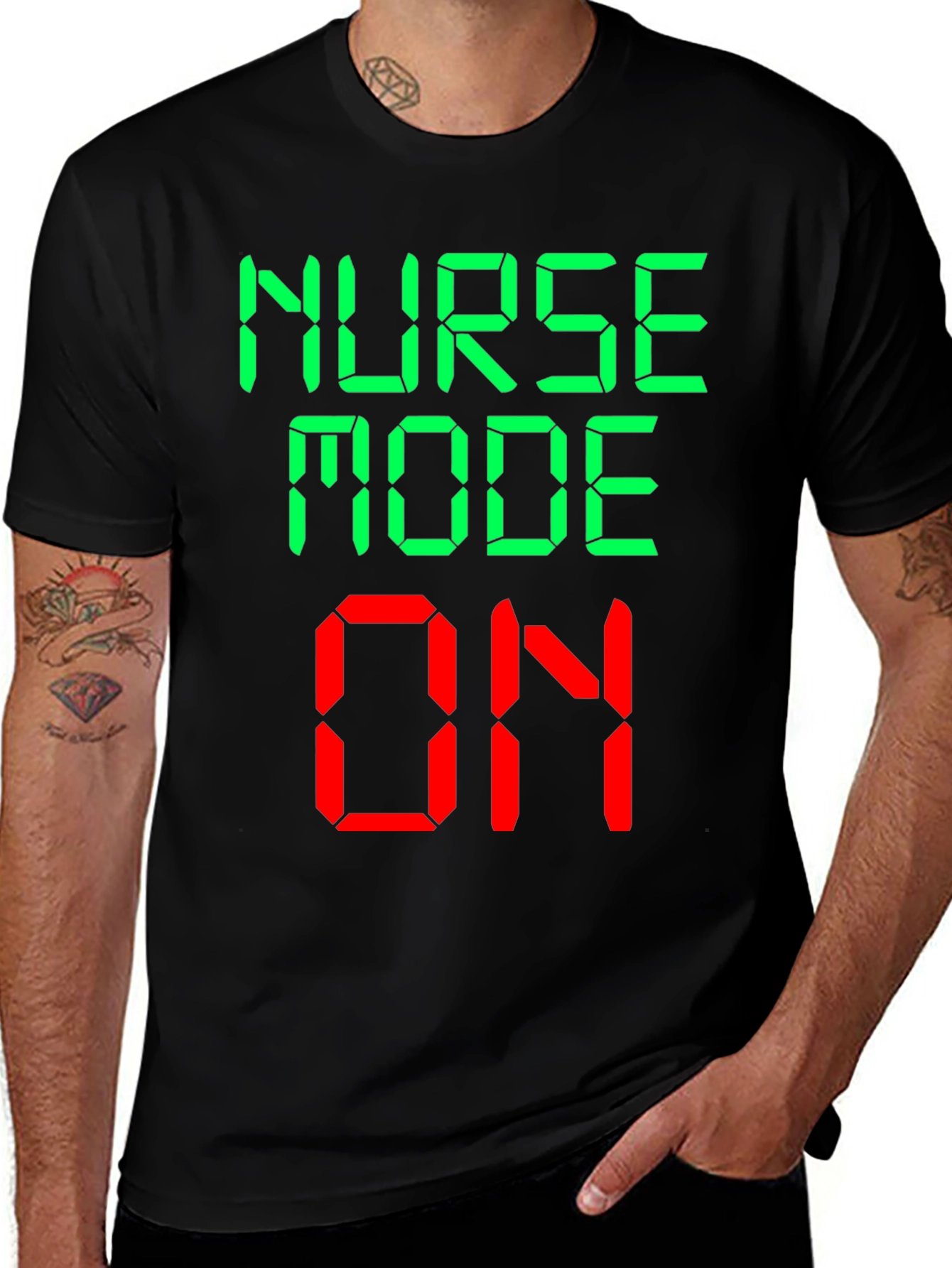 Nurse Mode On Novelty Graphic T-Shirt