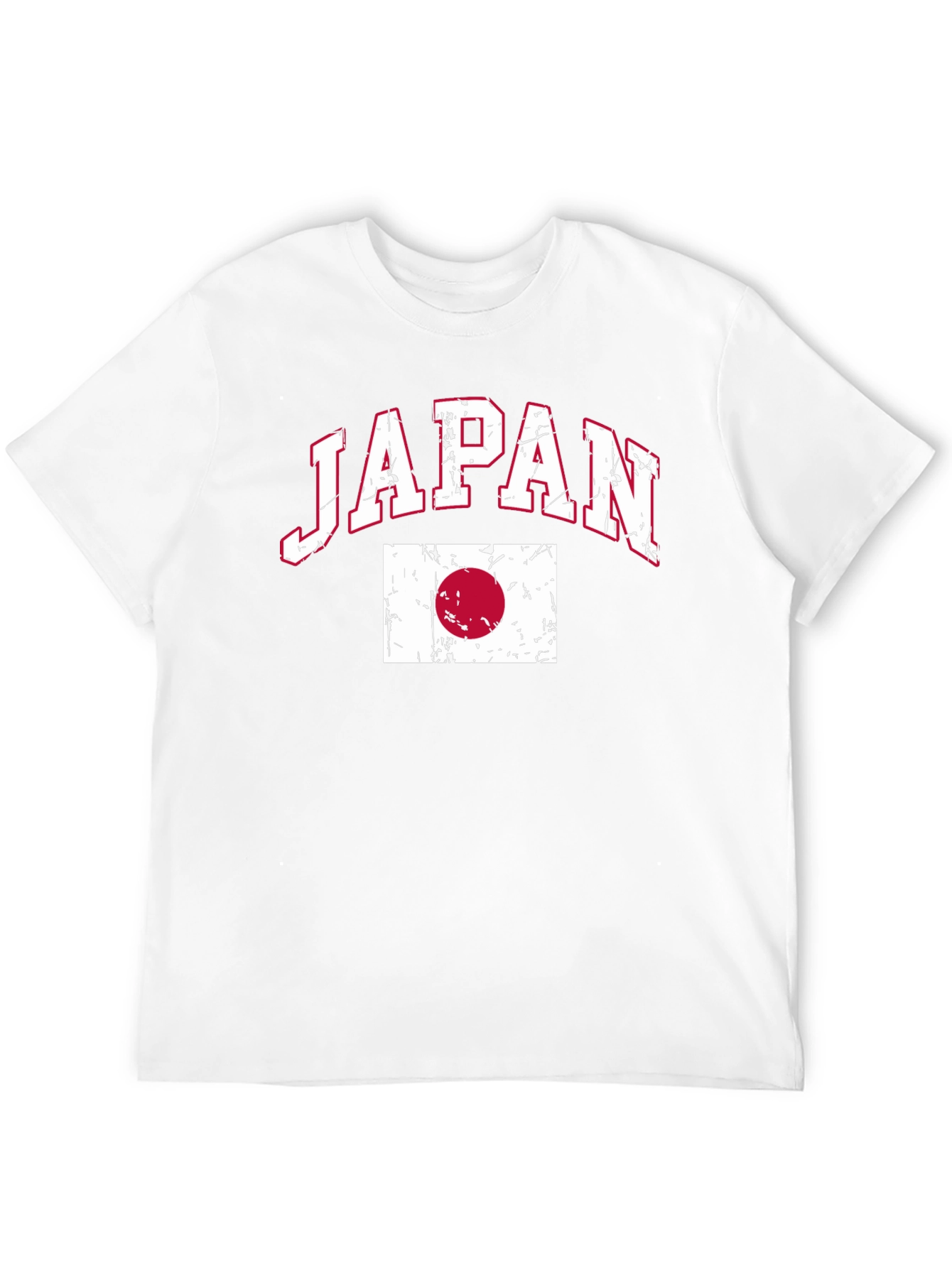 Japan Flag Graphic Black T-Shirt