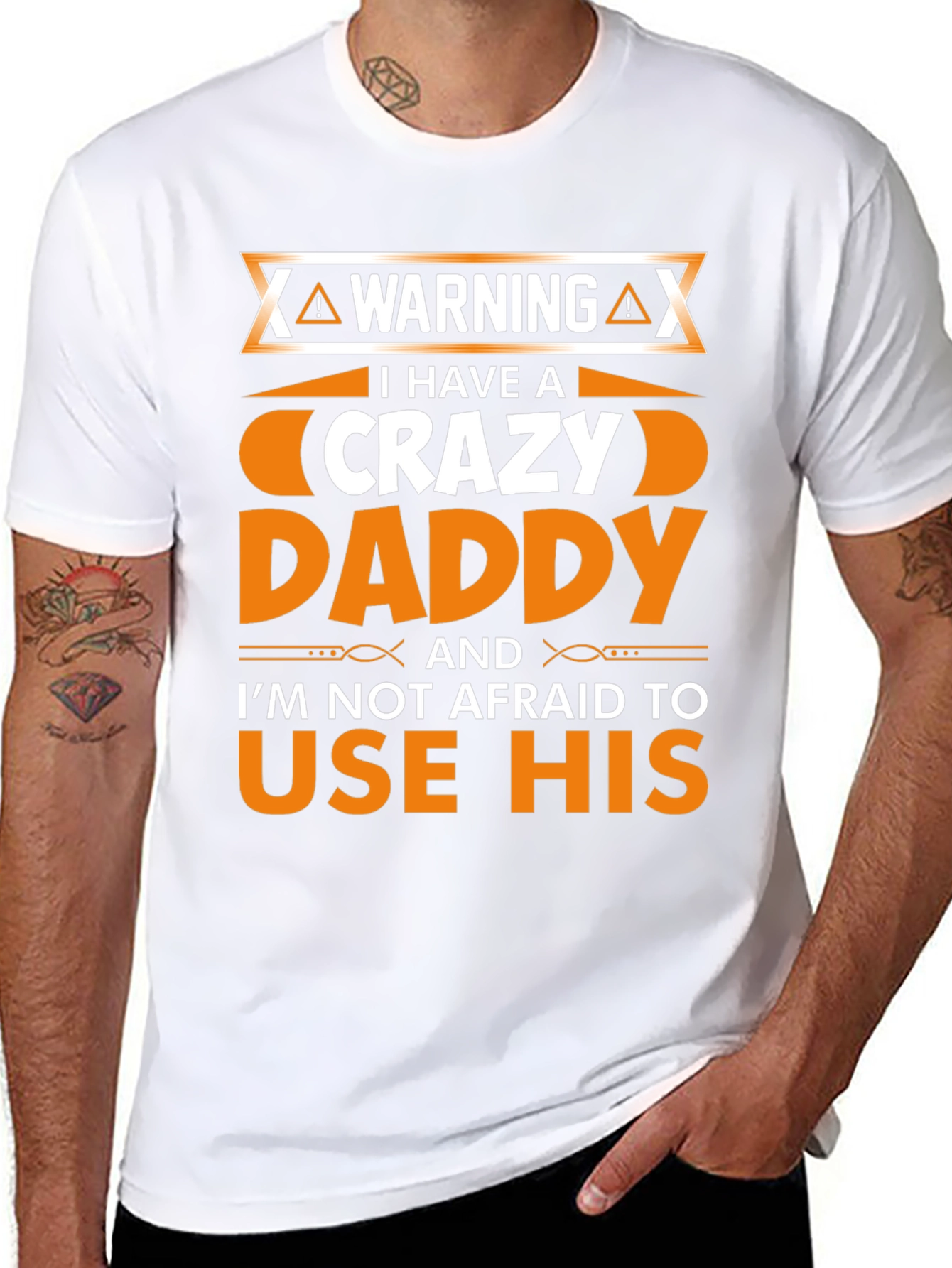 Crazy Daddy T-Shirt Novelty Fathers Day Gift