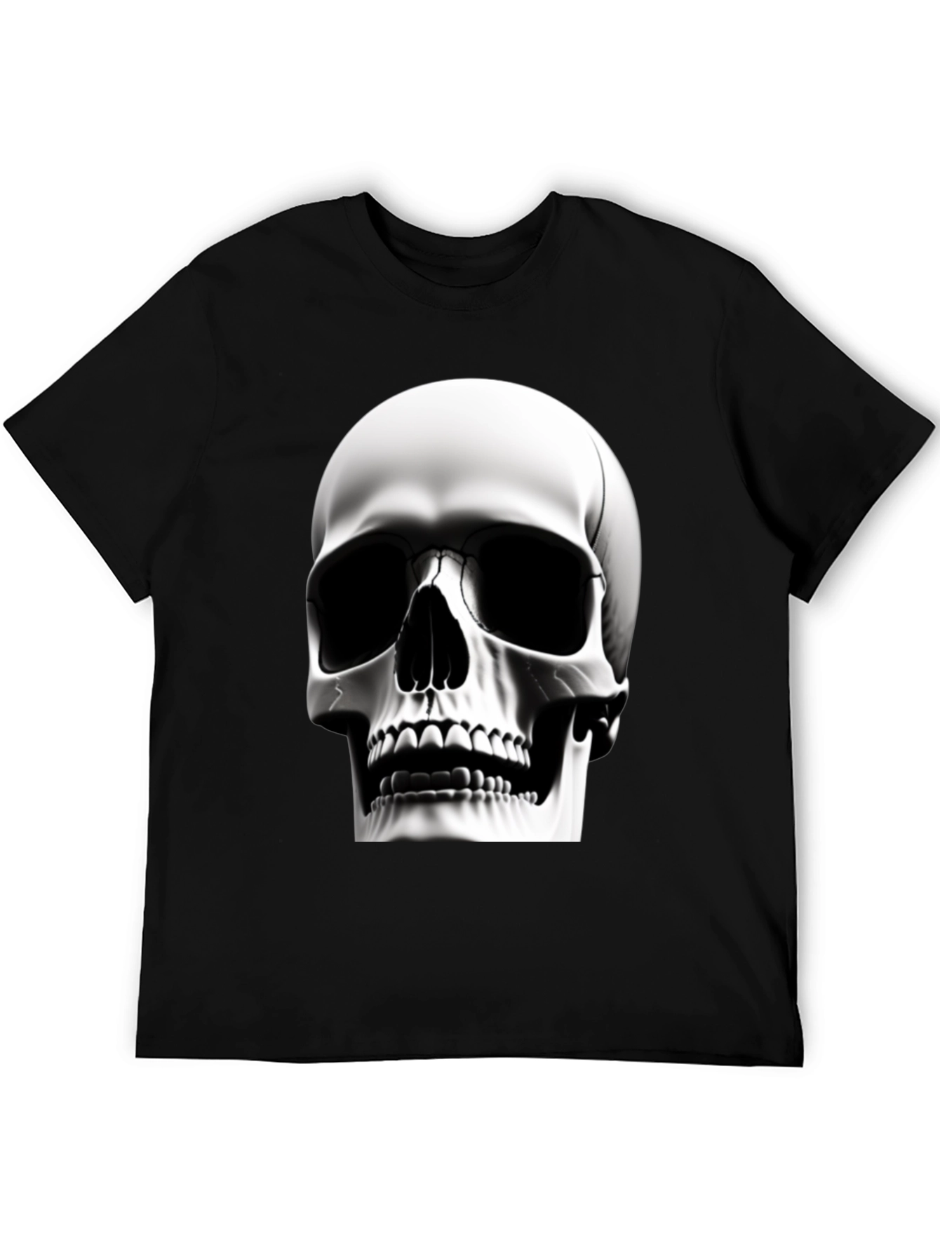 Skull Graphic Tee - Black T-Shirt for Men