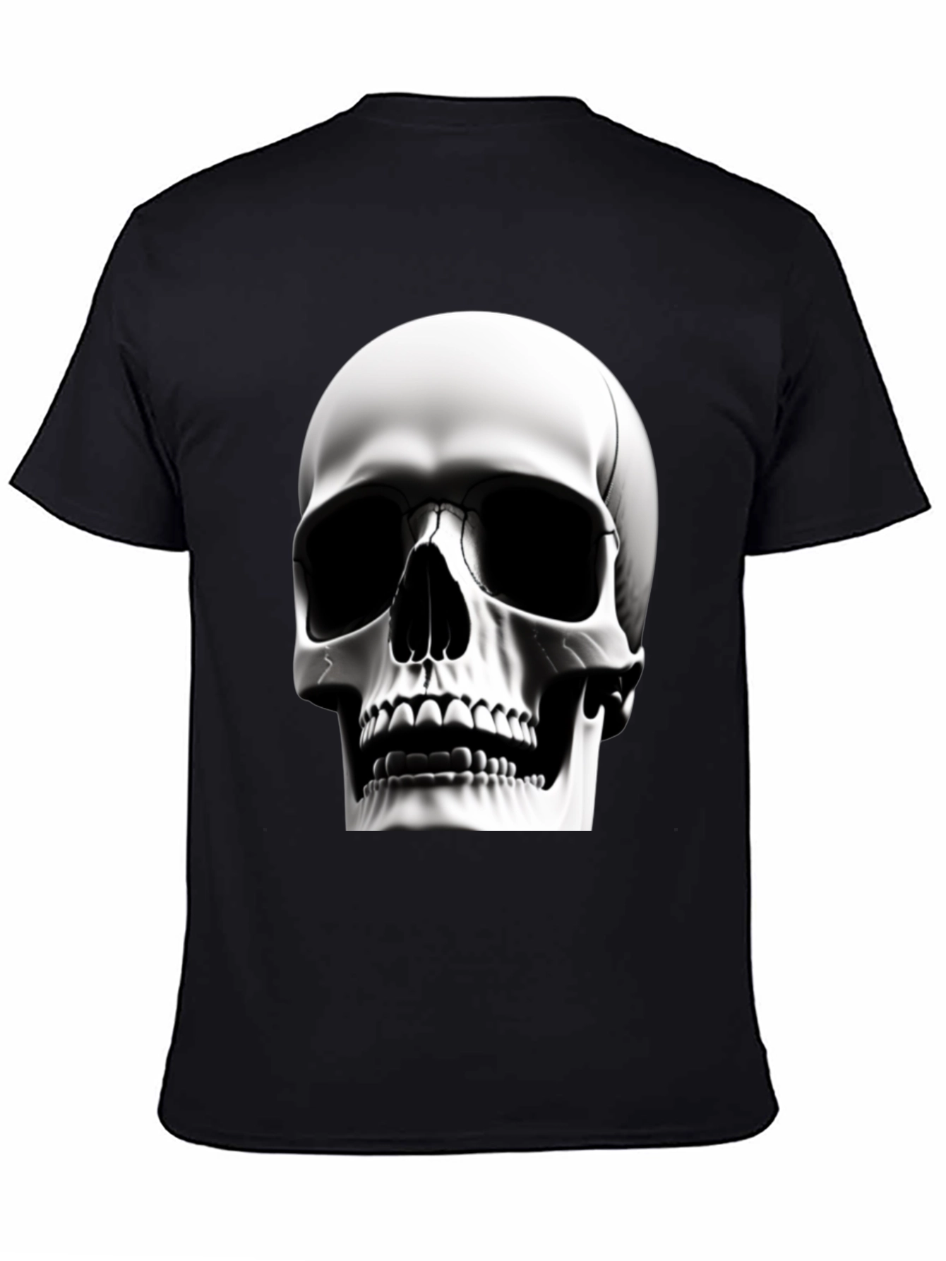 Skull Graphic Tee - Black T-Shirt for Men