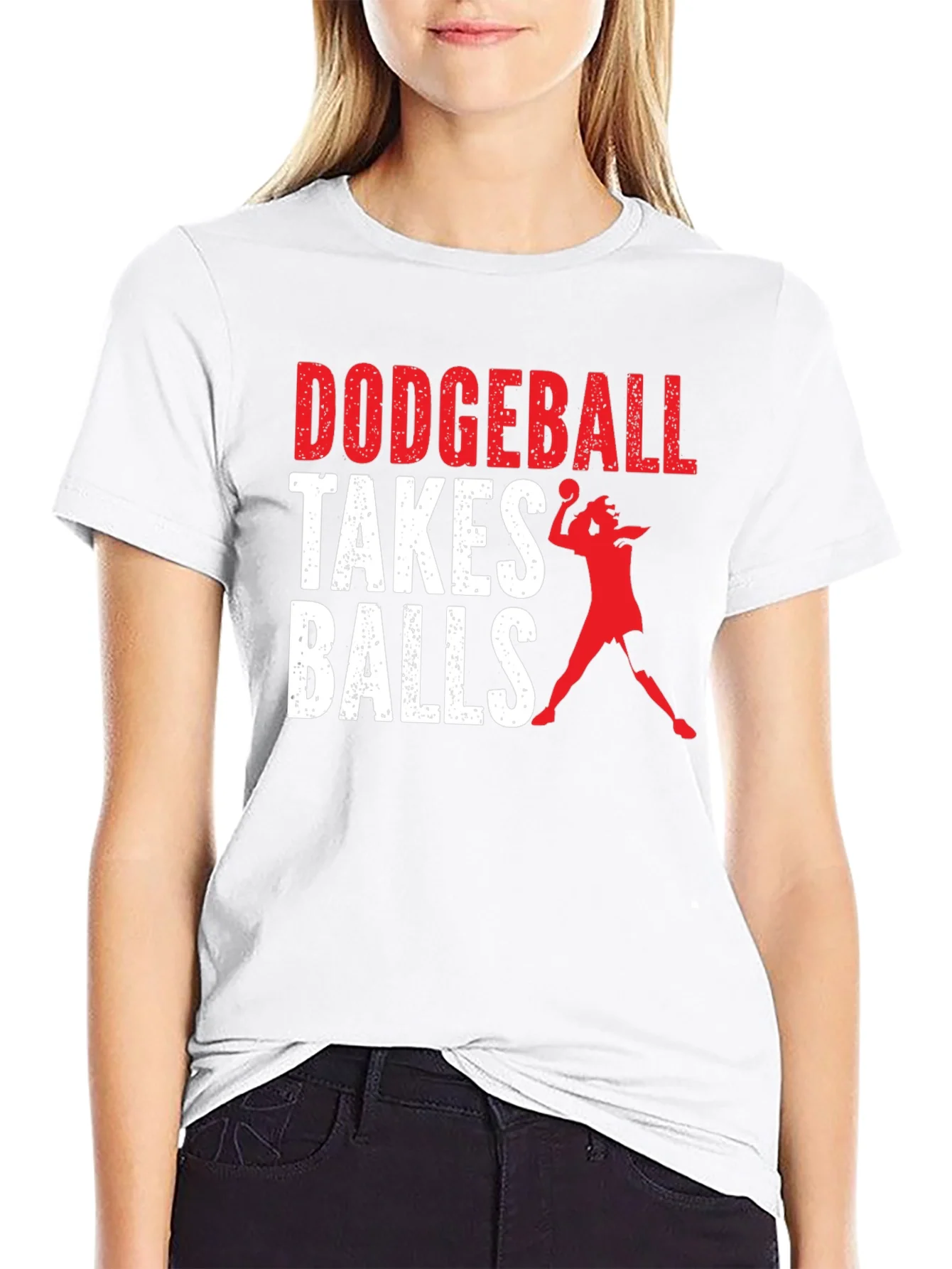 Dodgeball Takes Balls Graphic Tee