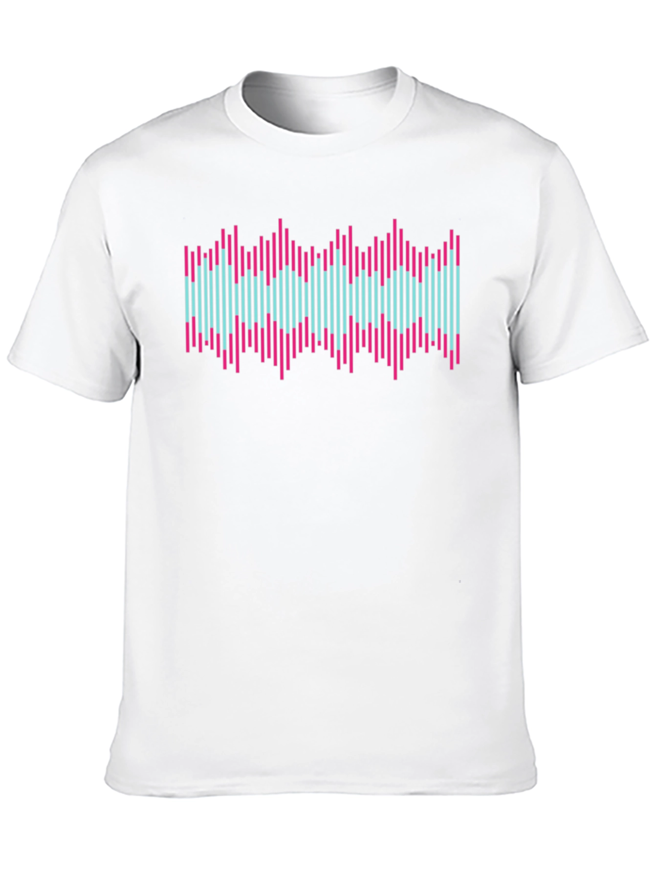 Vaporwave Soundwave Graphic Tee - Retro Style