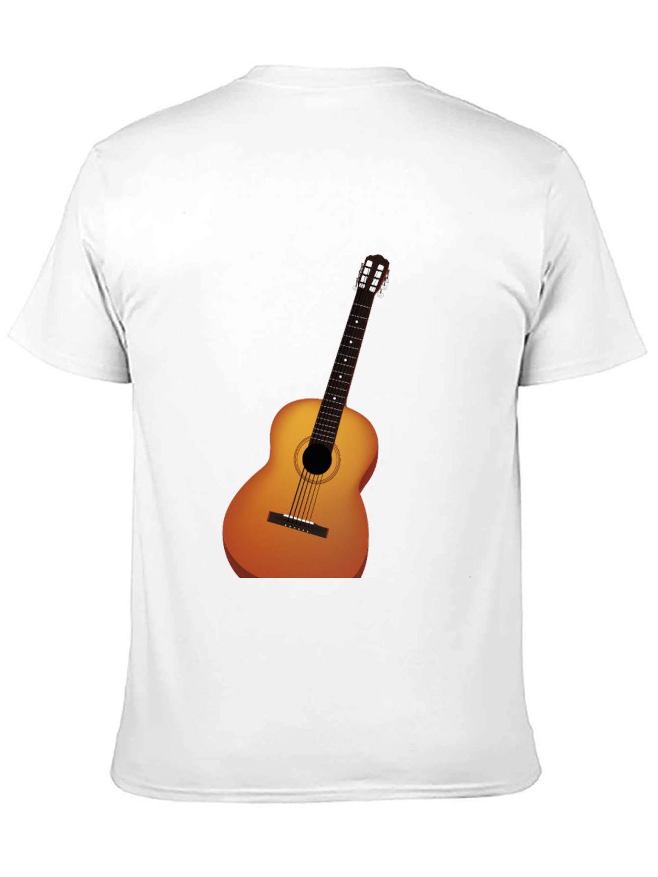 Acoustic Guitar Graphic Tee - Musician Style