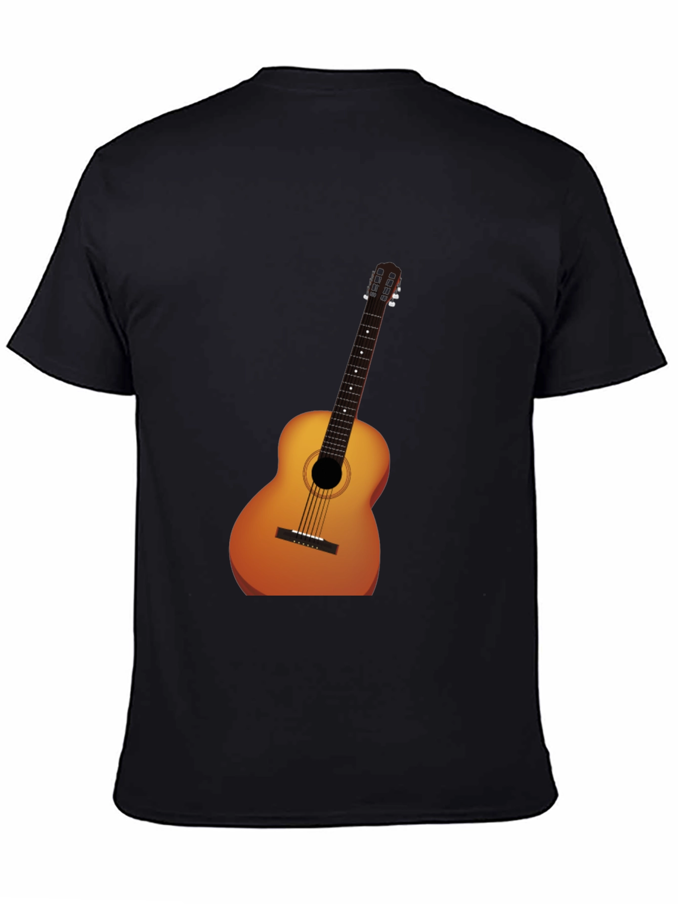 Acoustic Guitar Graphic Tee - Musician Style