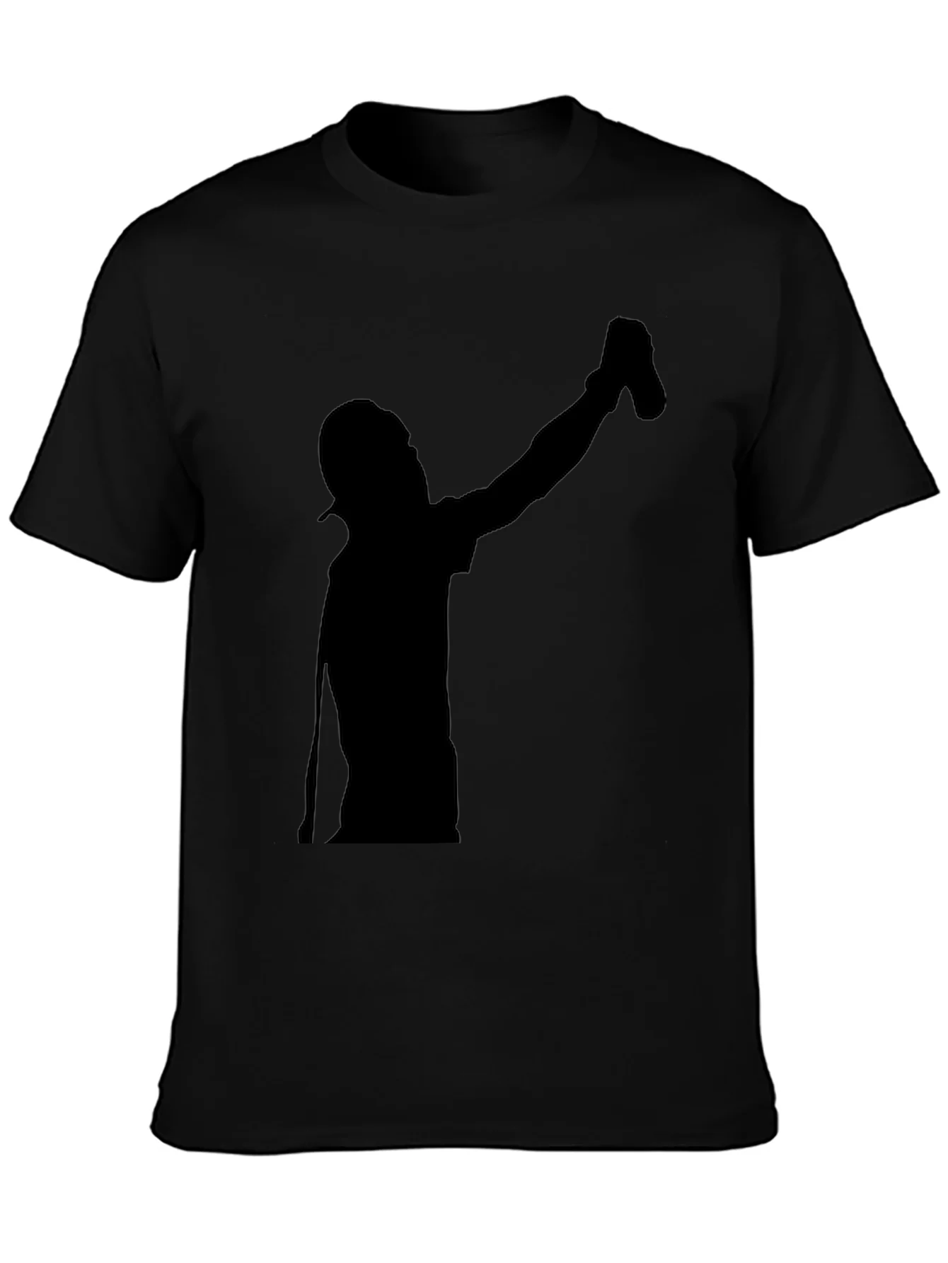 Silhouette Artist Graphic Black T-Shirt