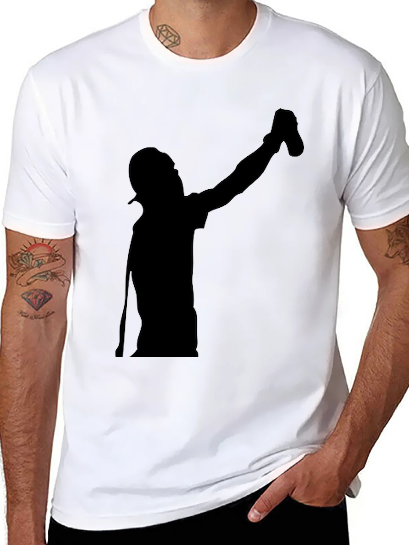 Silhouette Artist Graphic Black T-Shirt
