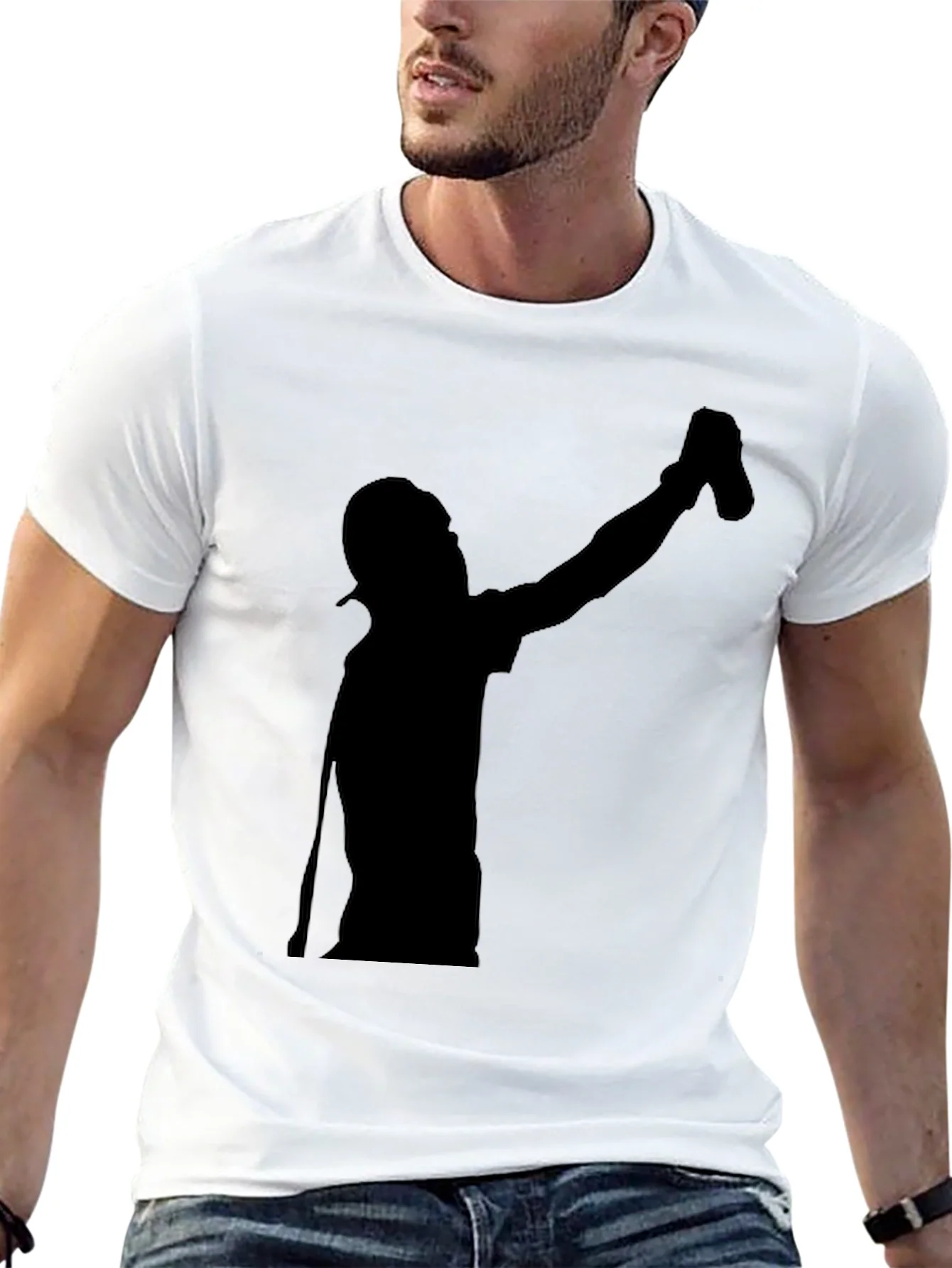 Silhouette Artist Graphic Black T-Shirt