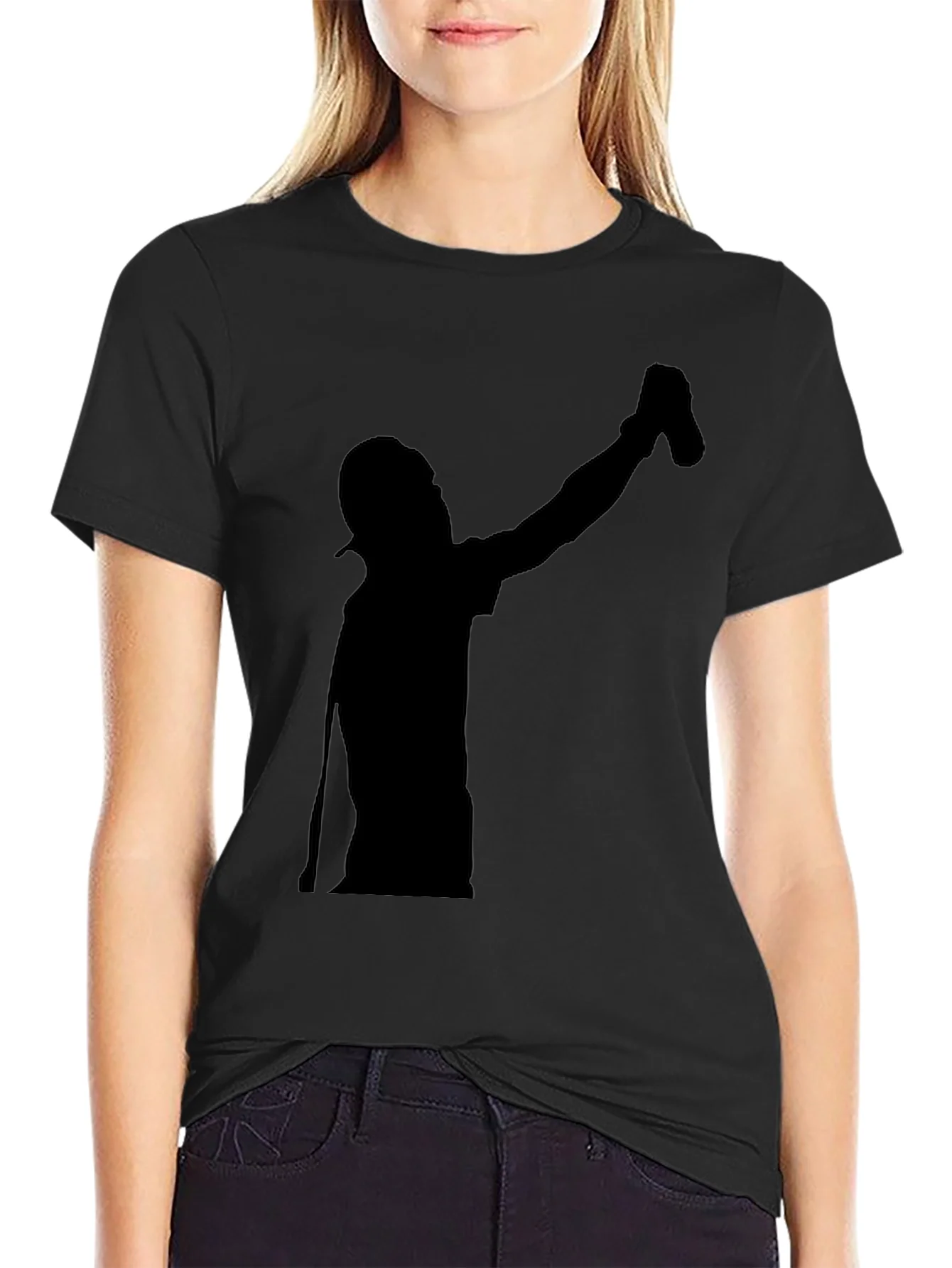 Silhouette Artist Graphic Black T-Shirt