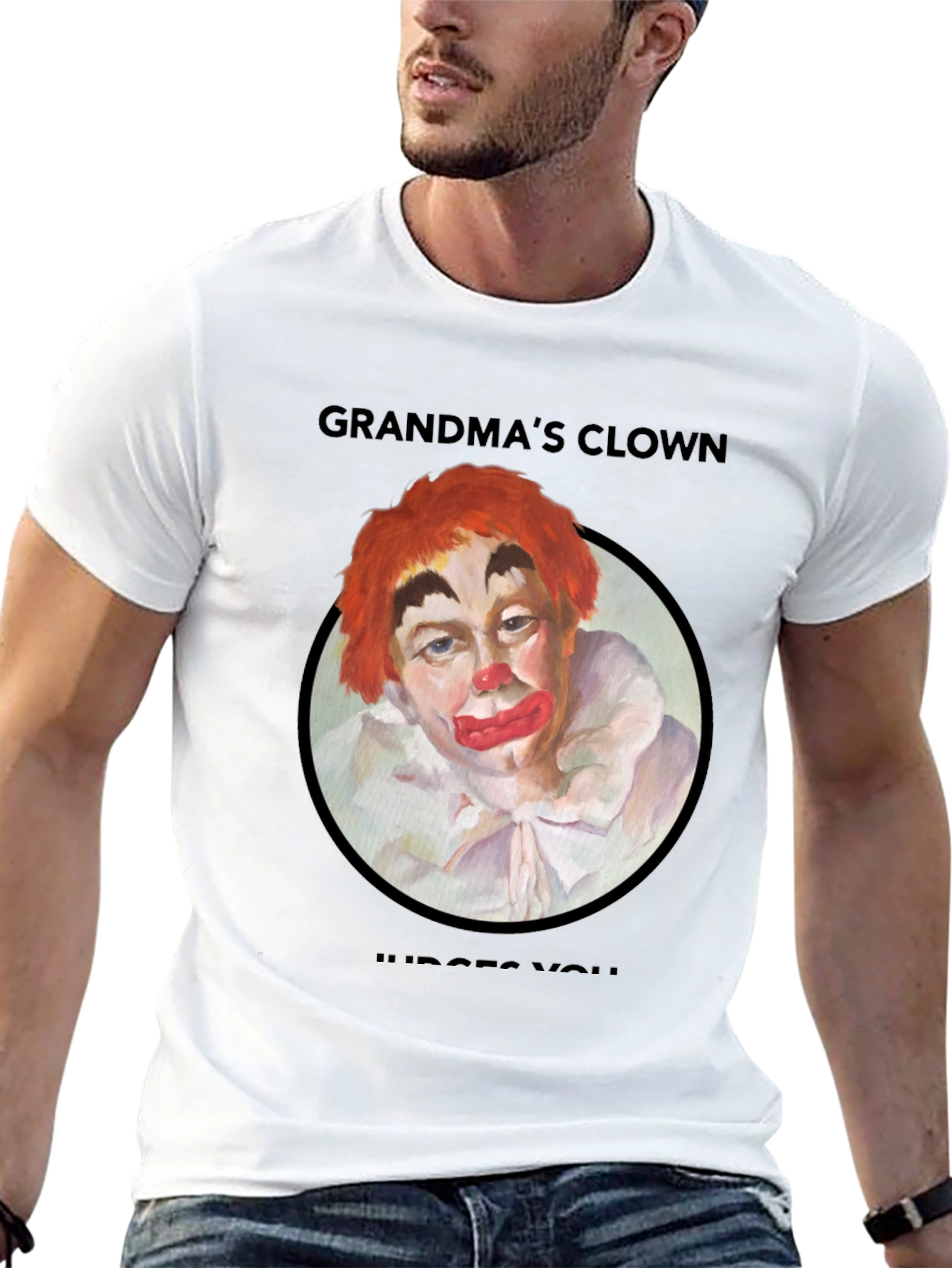 Grandmas Clown Judges You T-Shirt