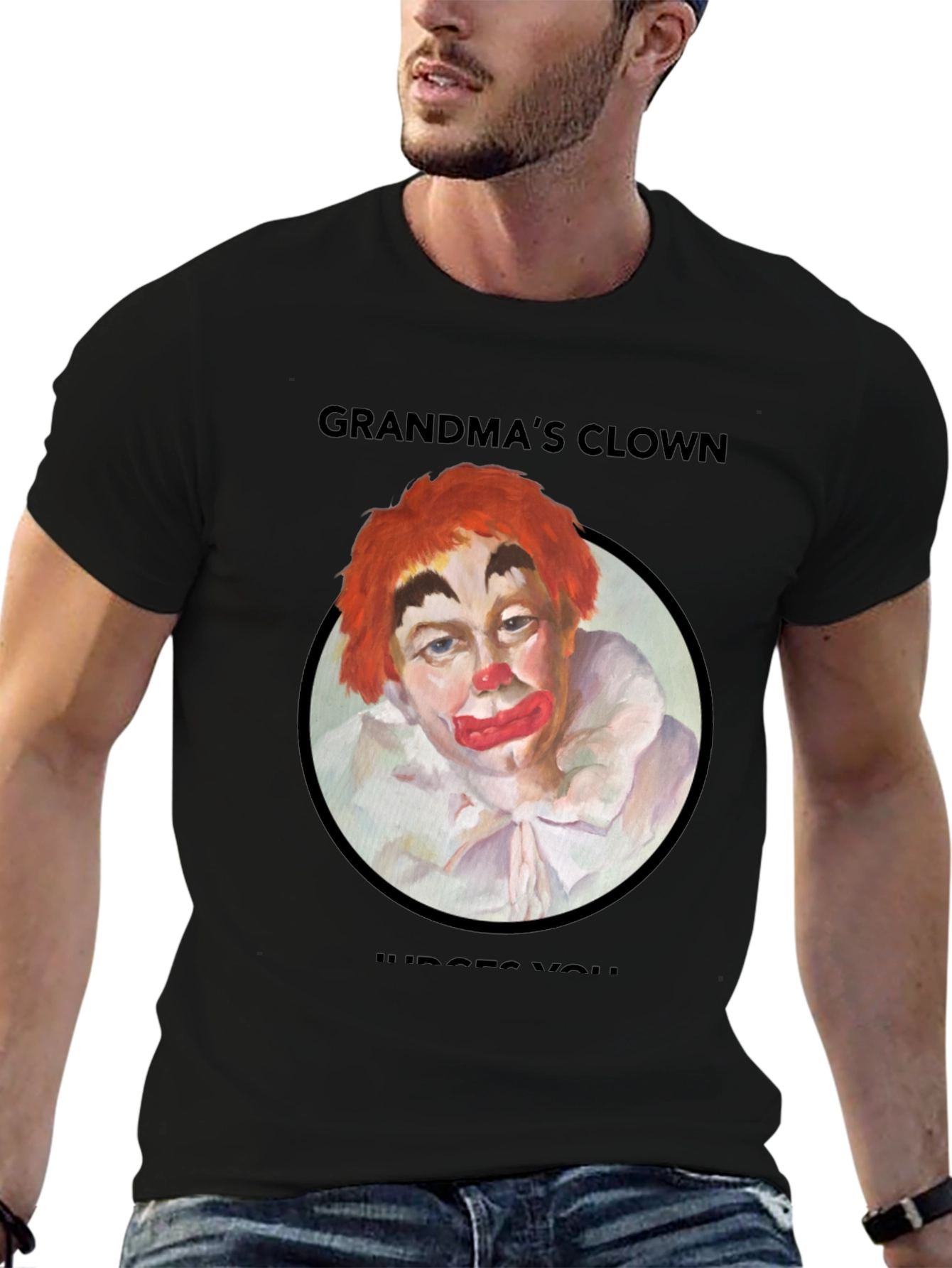 Grandmas Clown Judges You T-Shirt