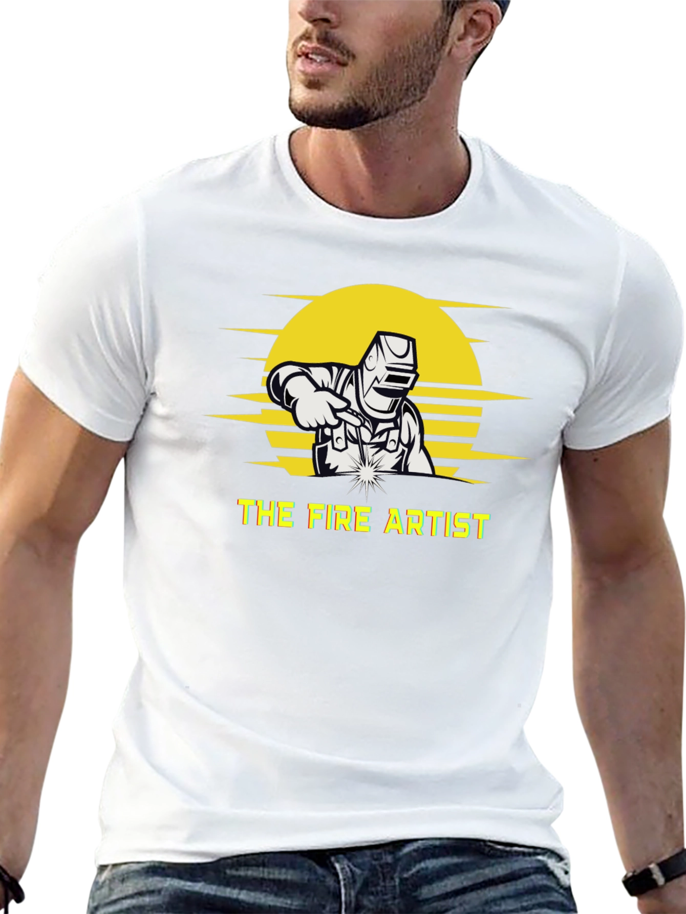 The Fire Artist T-Shirt - Welder Design