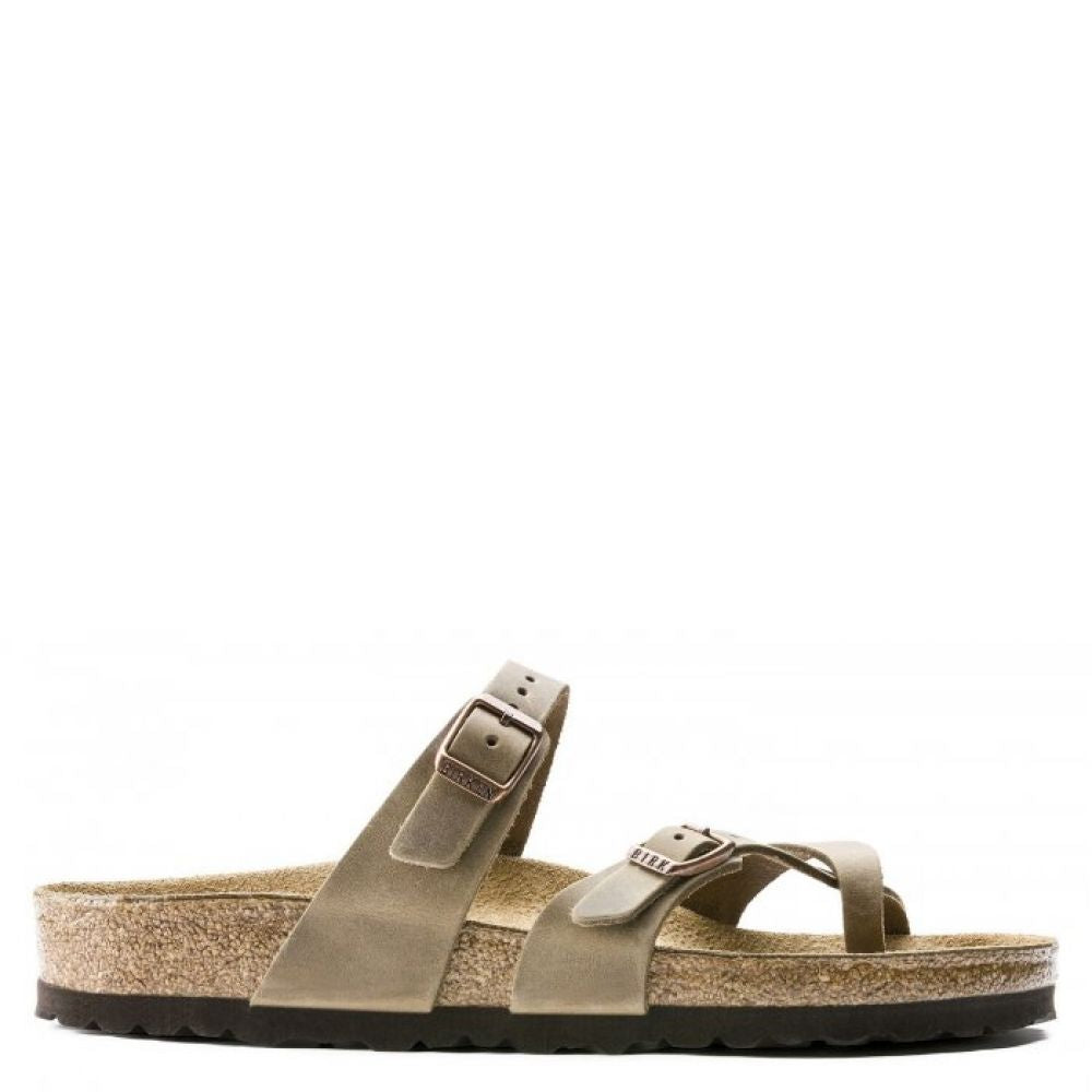 Birkenstock Women's Mayari Oiled Leather in Tobacco Brown