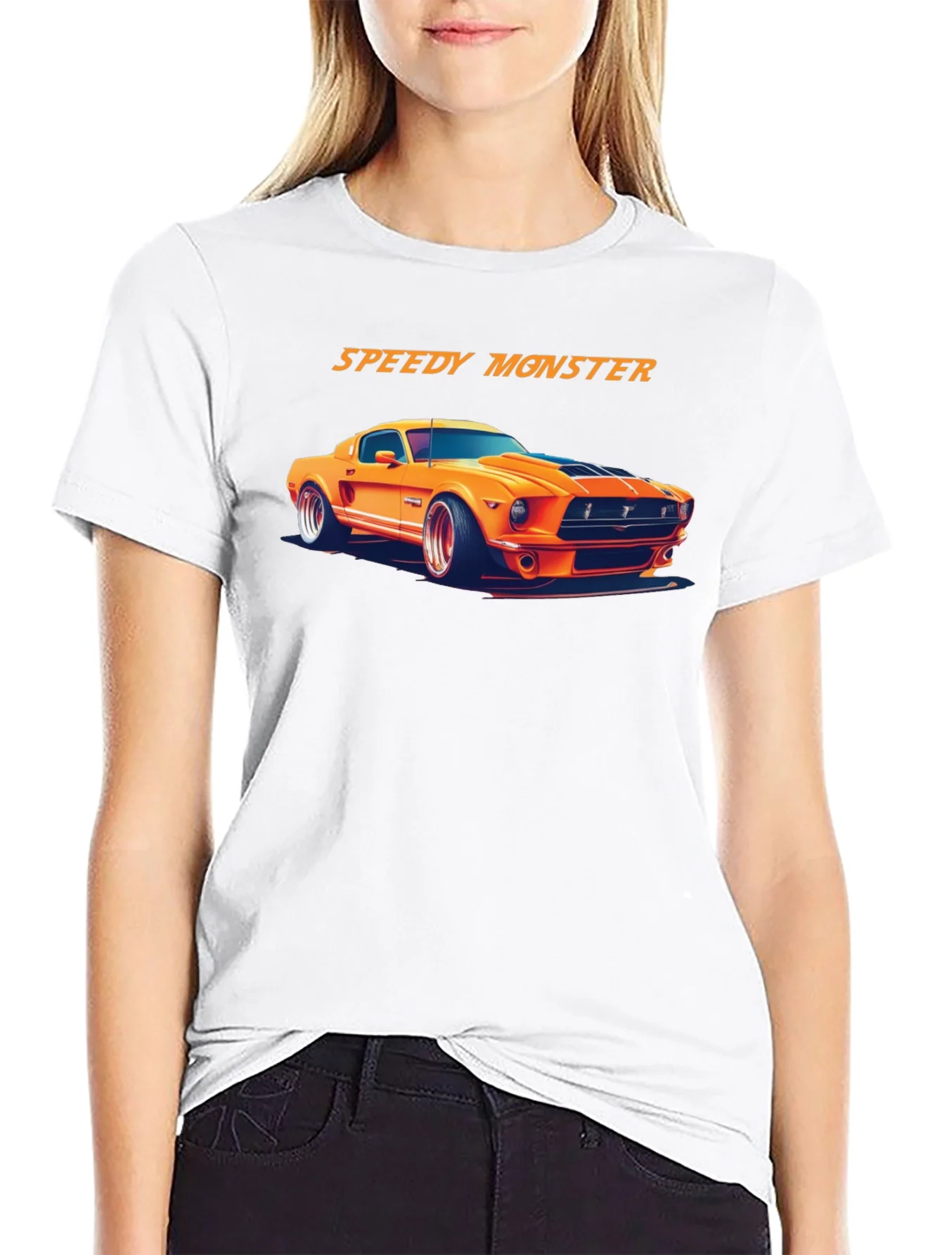 Speedy Monster Car T-Shirt