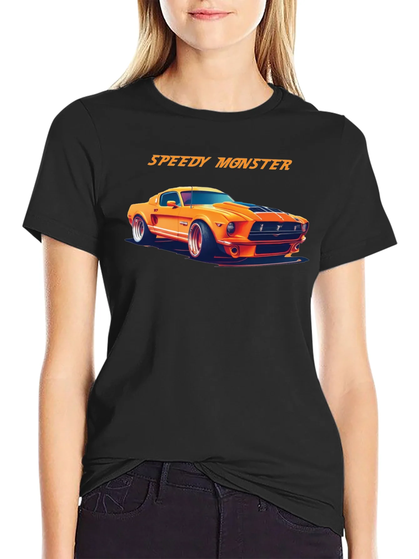 Speedy Monster Car T-Shirt