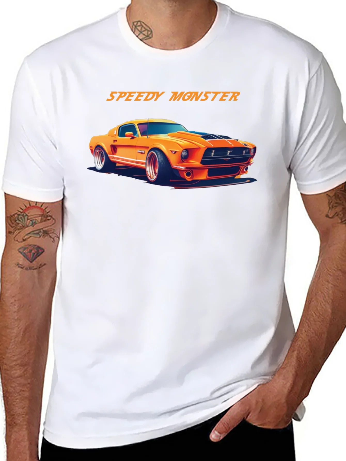 Speedy Monster Car T-Shirt