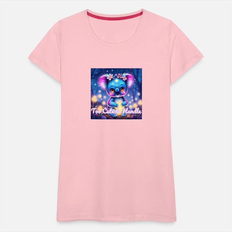 Magical Neon Koala – Fantasy Art with Glowing Nigh