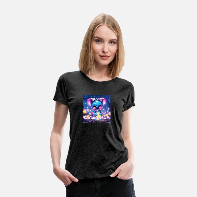 Magical Neon Koala – Fantasy Art with Glowing Nigh