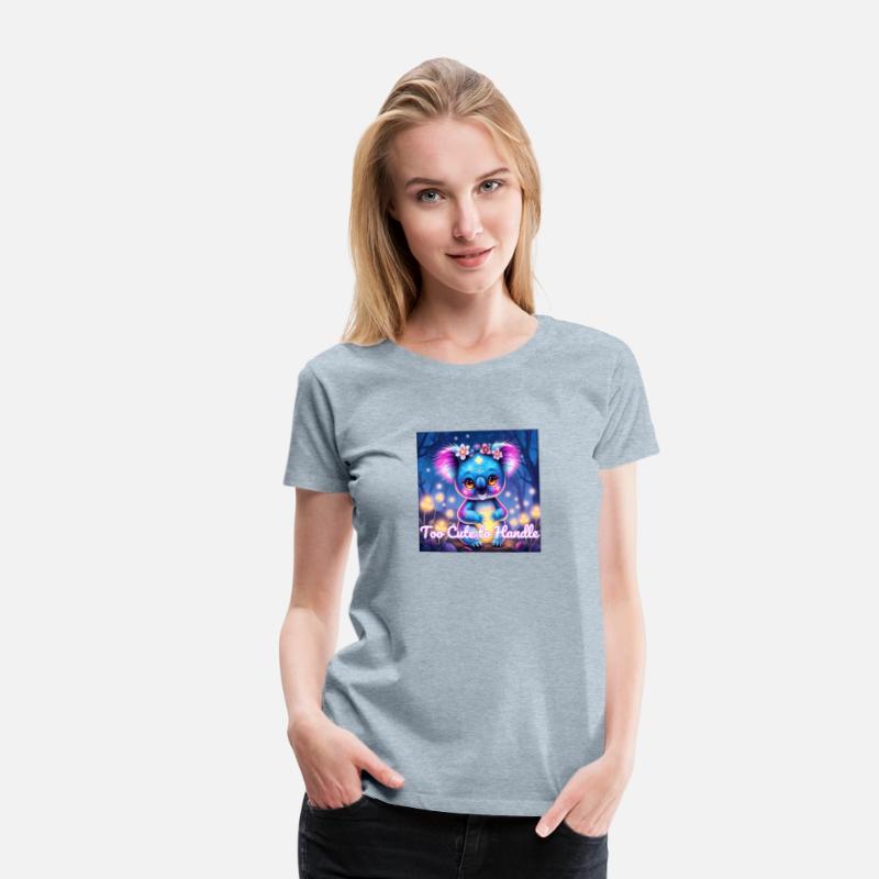 Magical Neon Koala – Fantasy Art with Glowing Nigh