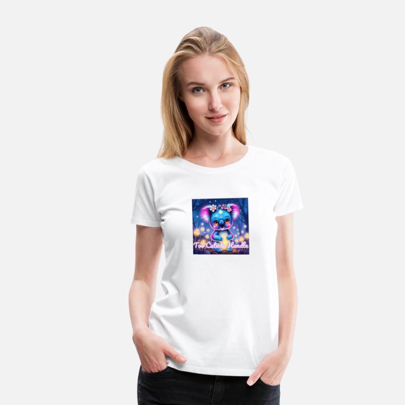 Magical Neon Koala – Fantasy Art with Glowing Nigh
