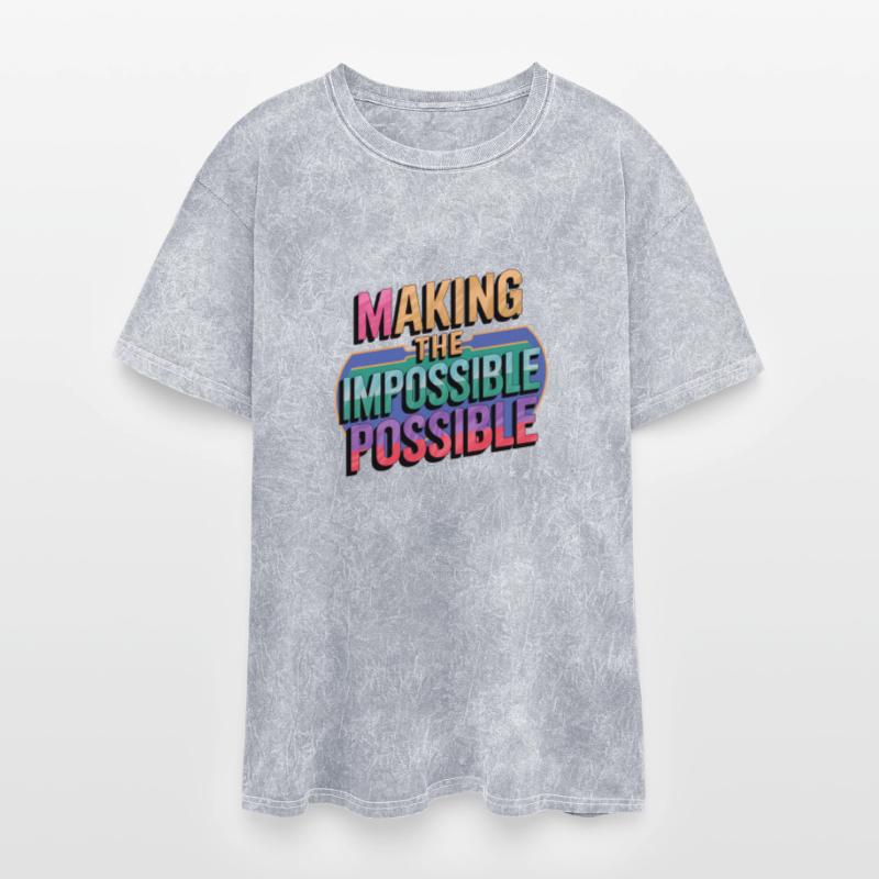 Making Impossible Possible - Retro Vintage Motivat