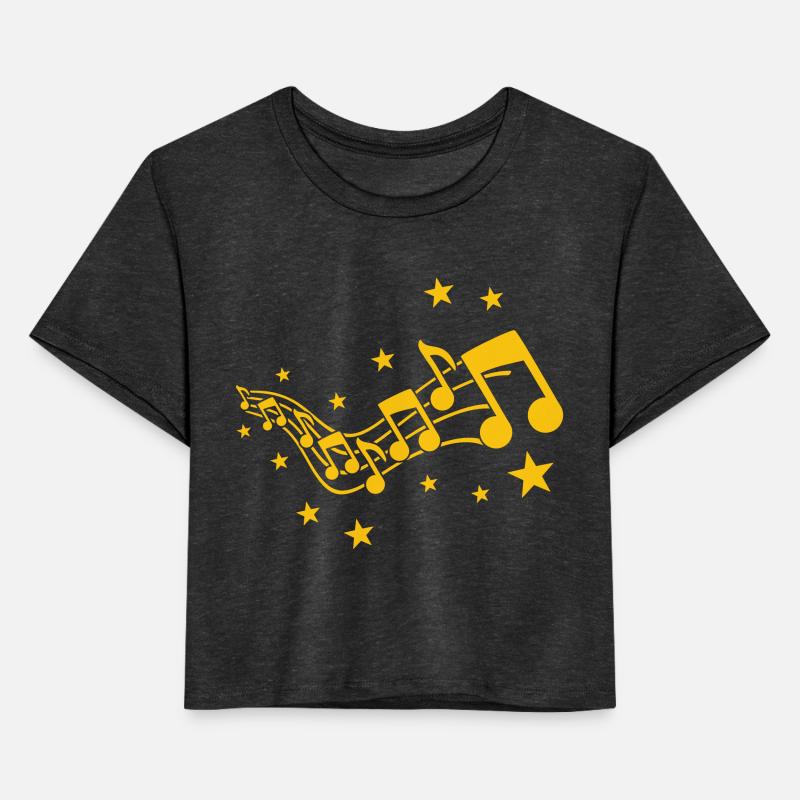 Many Music Notes Stars Cool Lines Wave Sound Love
