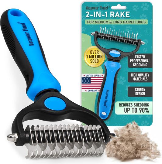 Maxpower Planet Original Pet Grooming Rake - Doubl - Top Rated