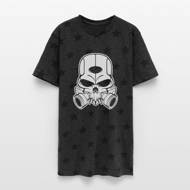 Mechanical Skull Art – Bold Cyberpunk Graphic