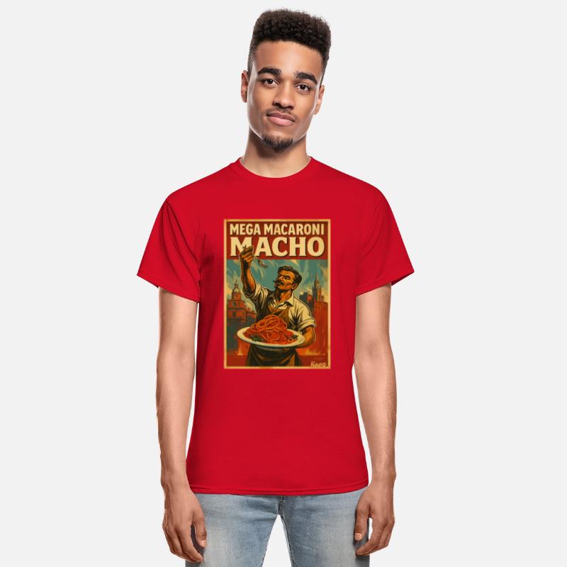 Mega Macaroni Macho – Pasta Power Pose