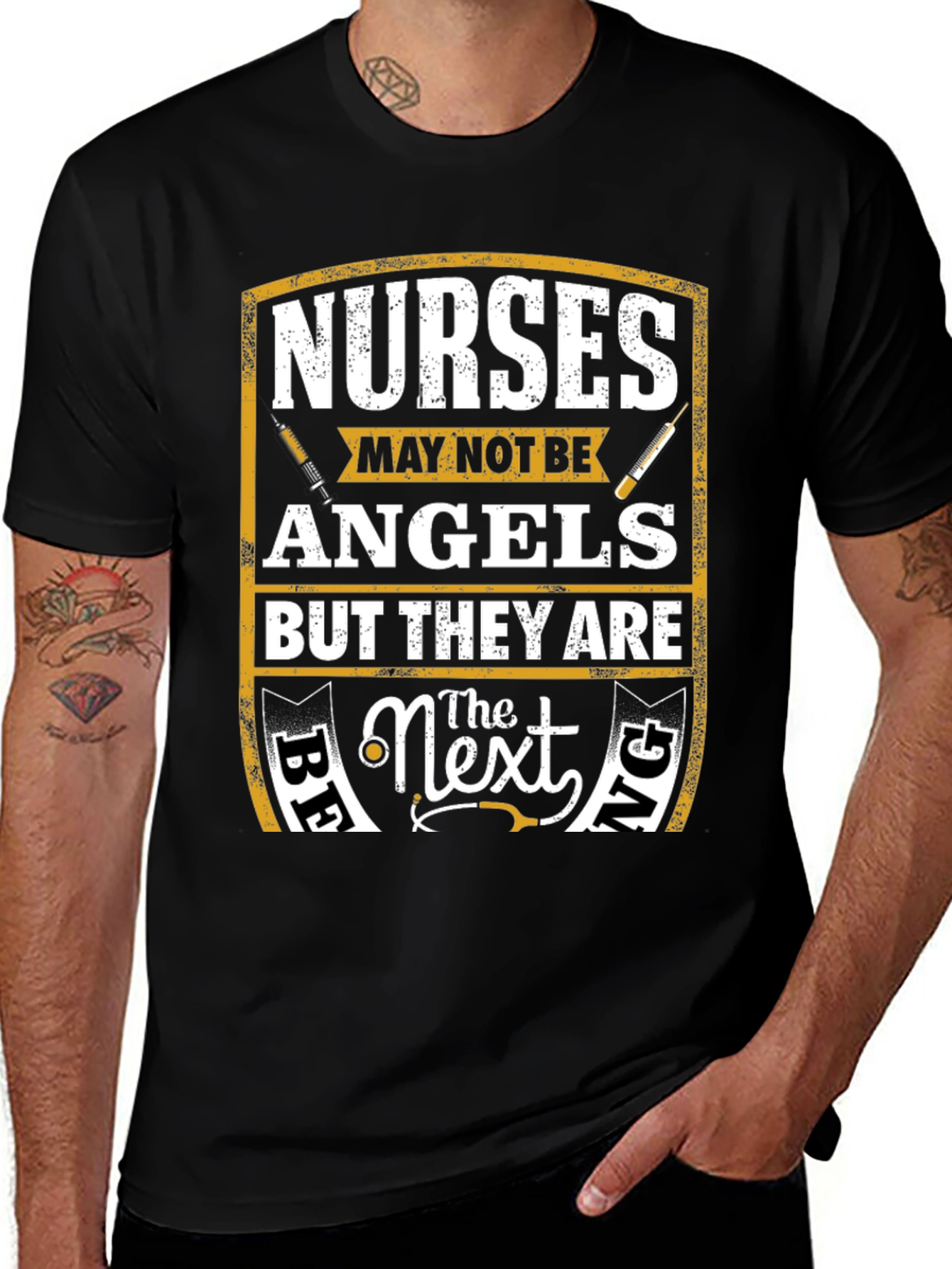 Nurses - Maybe Not Angels T-Shirt