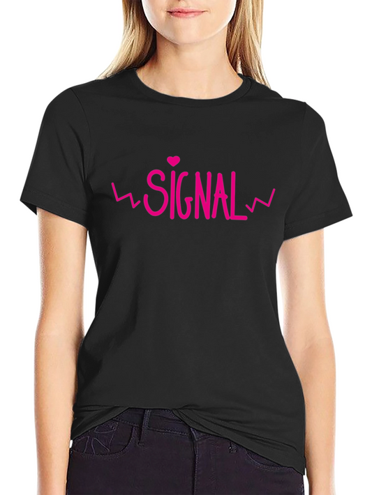 Signal Heartbeat Graphic Tee - Black