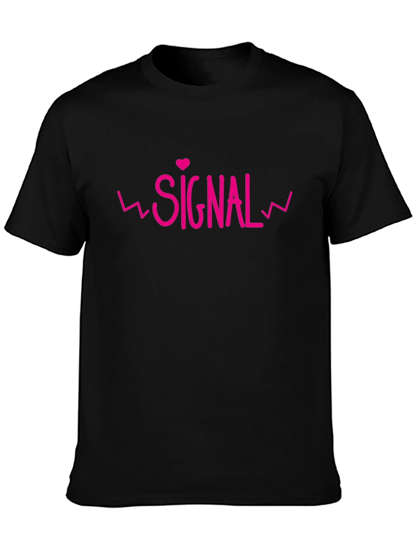 Signal Heartbeat Graphic Tee - Black