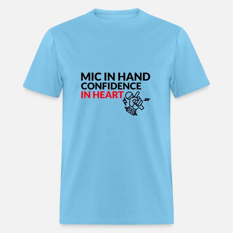 Mic In Hand, Confidence In Heart