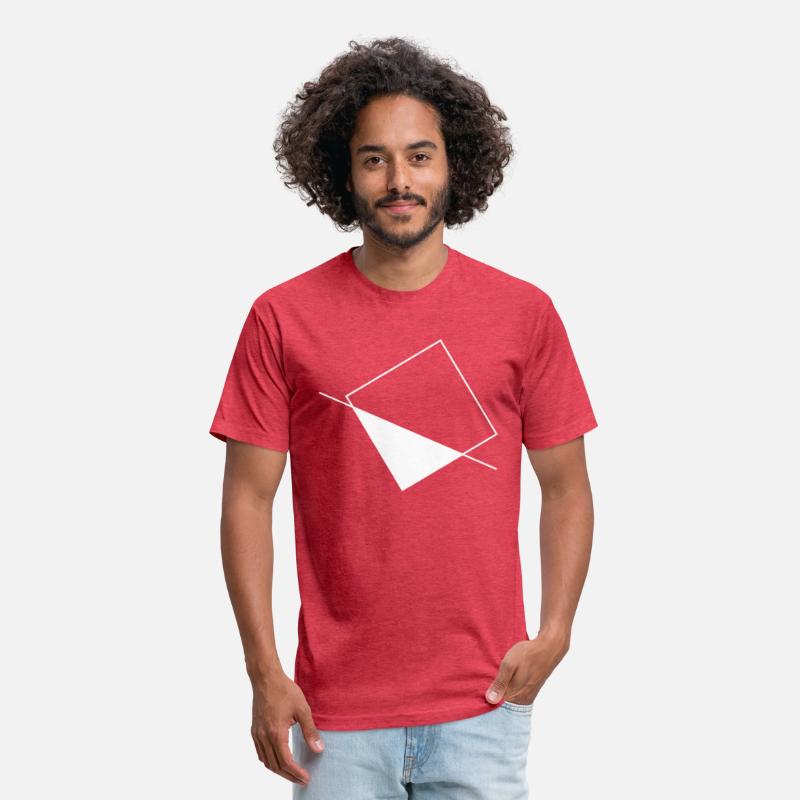 Minimalistic Rectangle Crossed Line