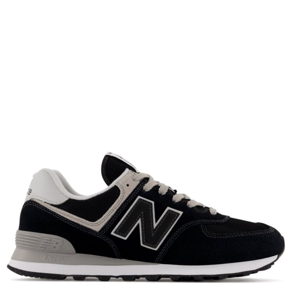 New Balance Women's 574v3 in Black with White