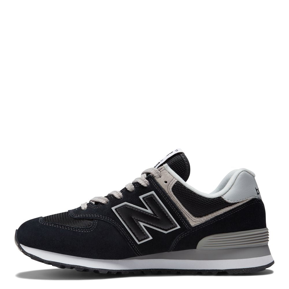 New Balance Women's 574v3 in Black with White