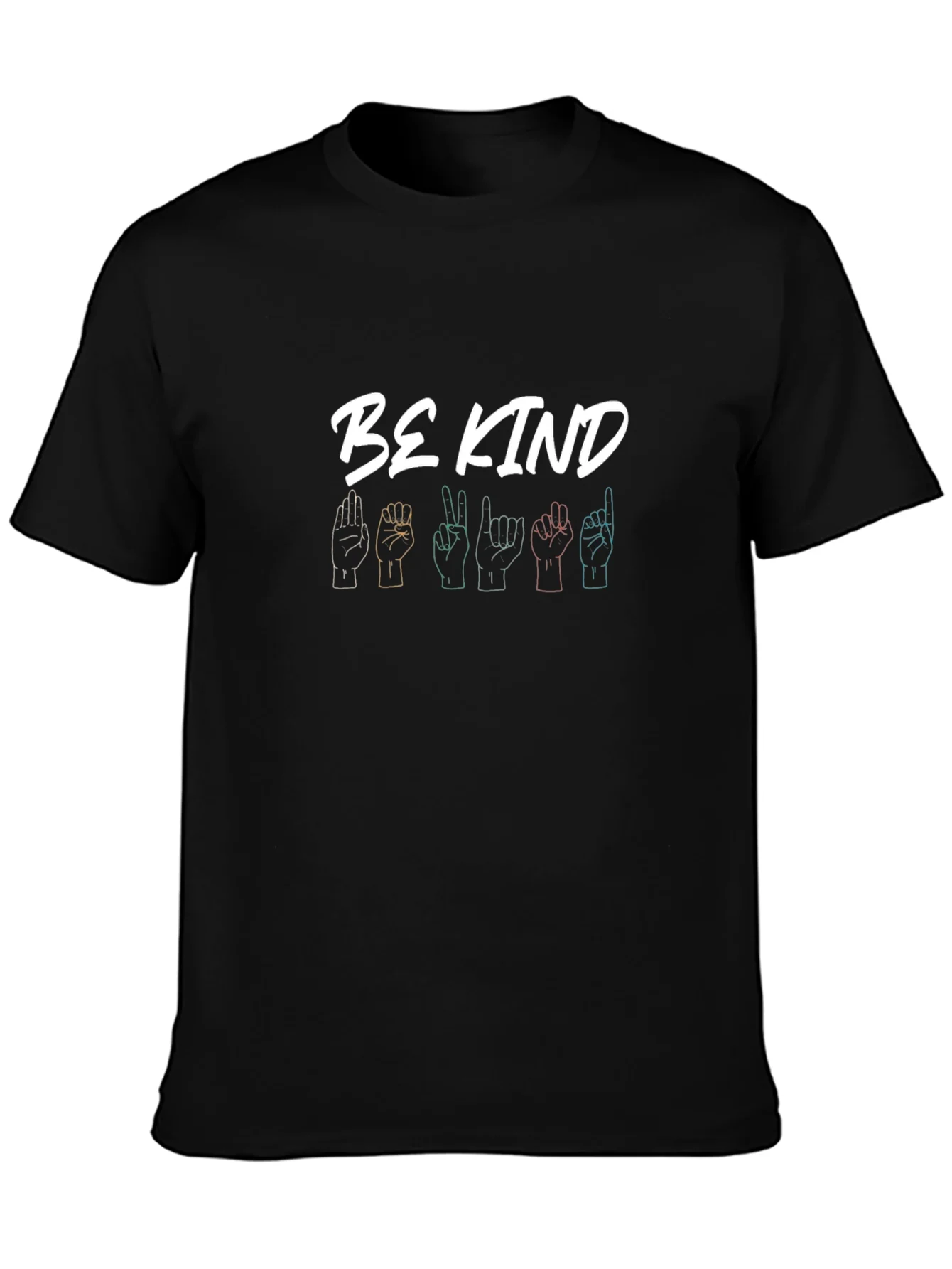 Be Kind Sign Language Graphic Tee - Unisex