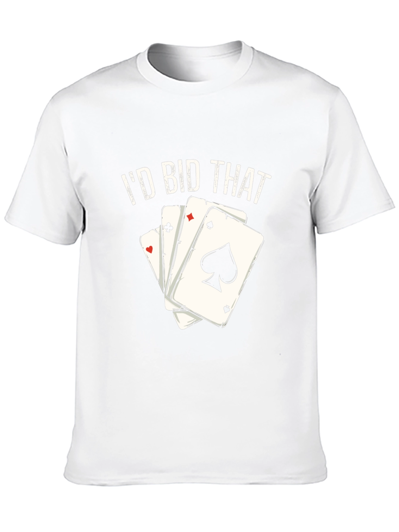 Id Bid That T-Shirt Poker Card Tee