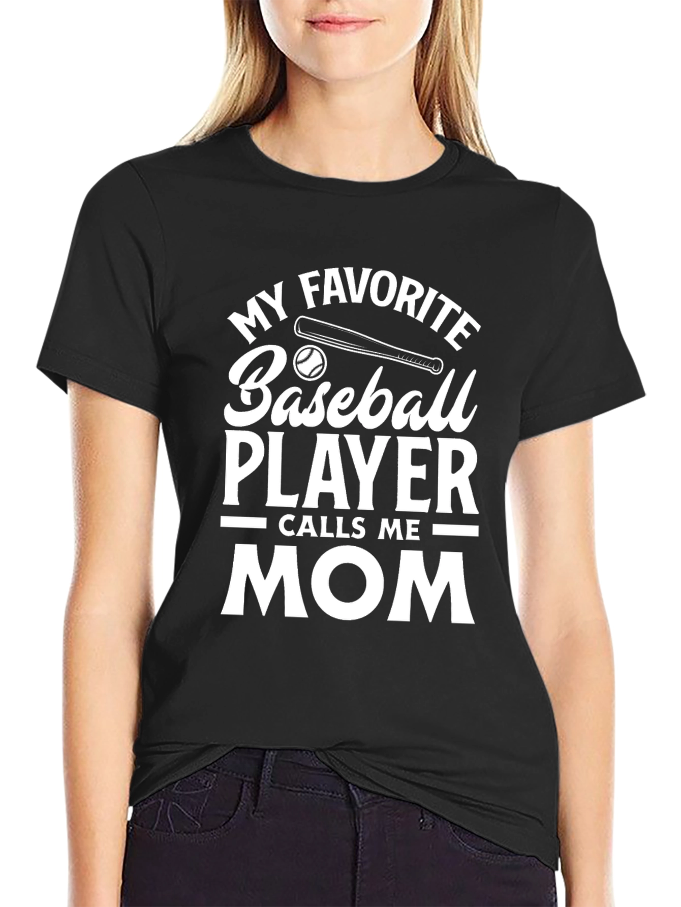 My Favorite Baseball Player Calls Me Mom T-Shirt