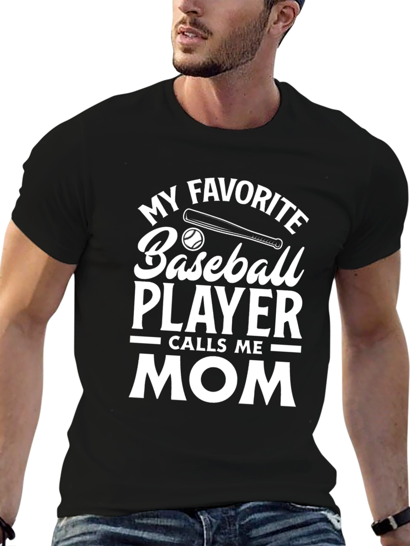 My Favorite Baseball Player Calls Me Mom T-Shirt